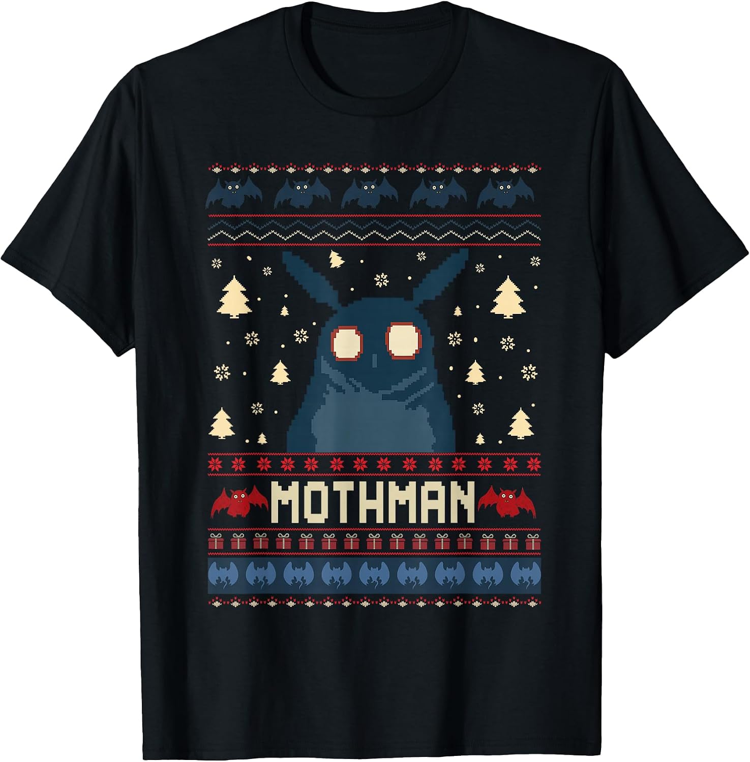 Mothman Ugly Christmas Sweaters
