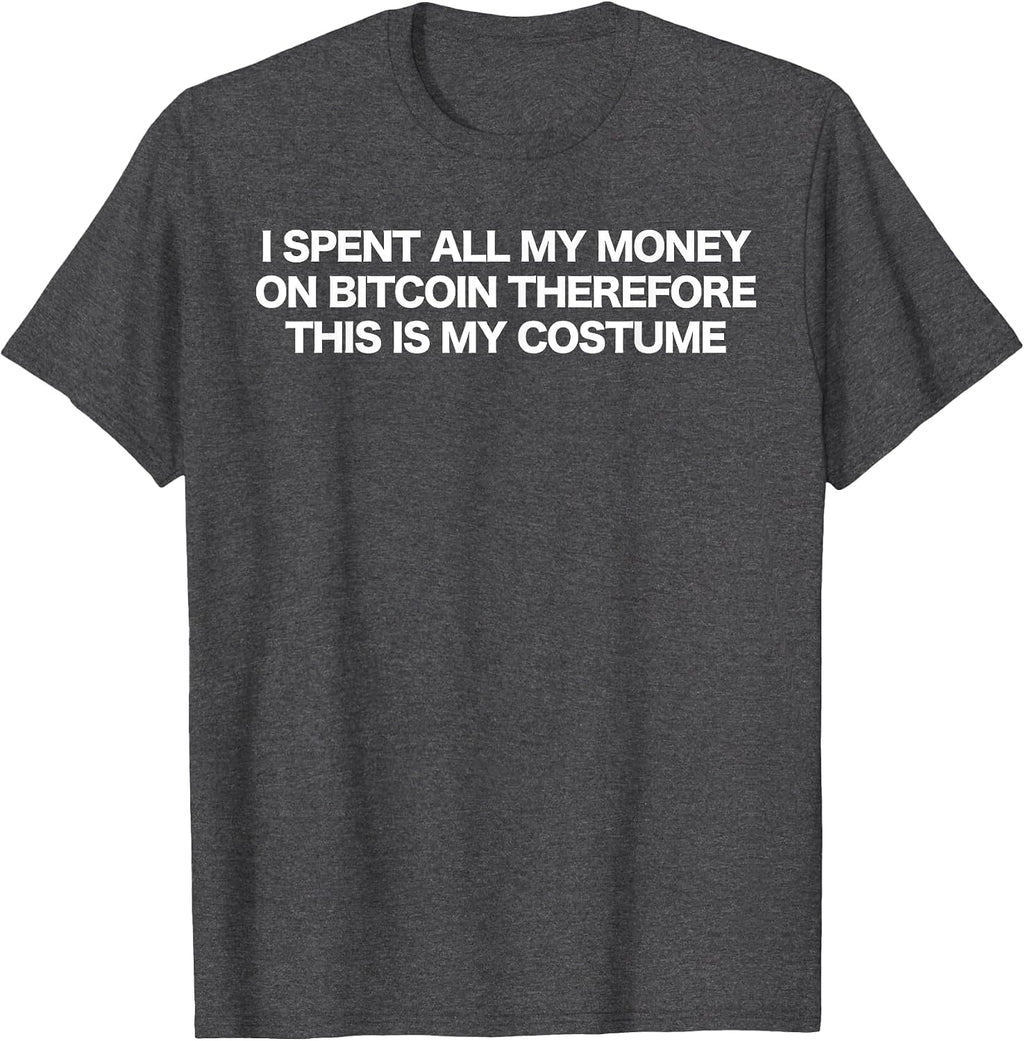 Bitcoin Tshirt Cryptocurreny Halloween Ideas