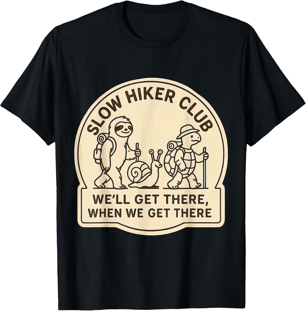 Slow Hiker Club Funny Hiking Merch