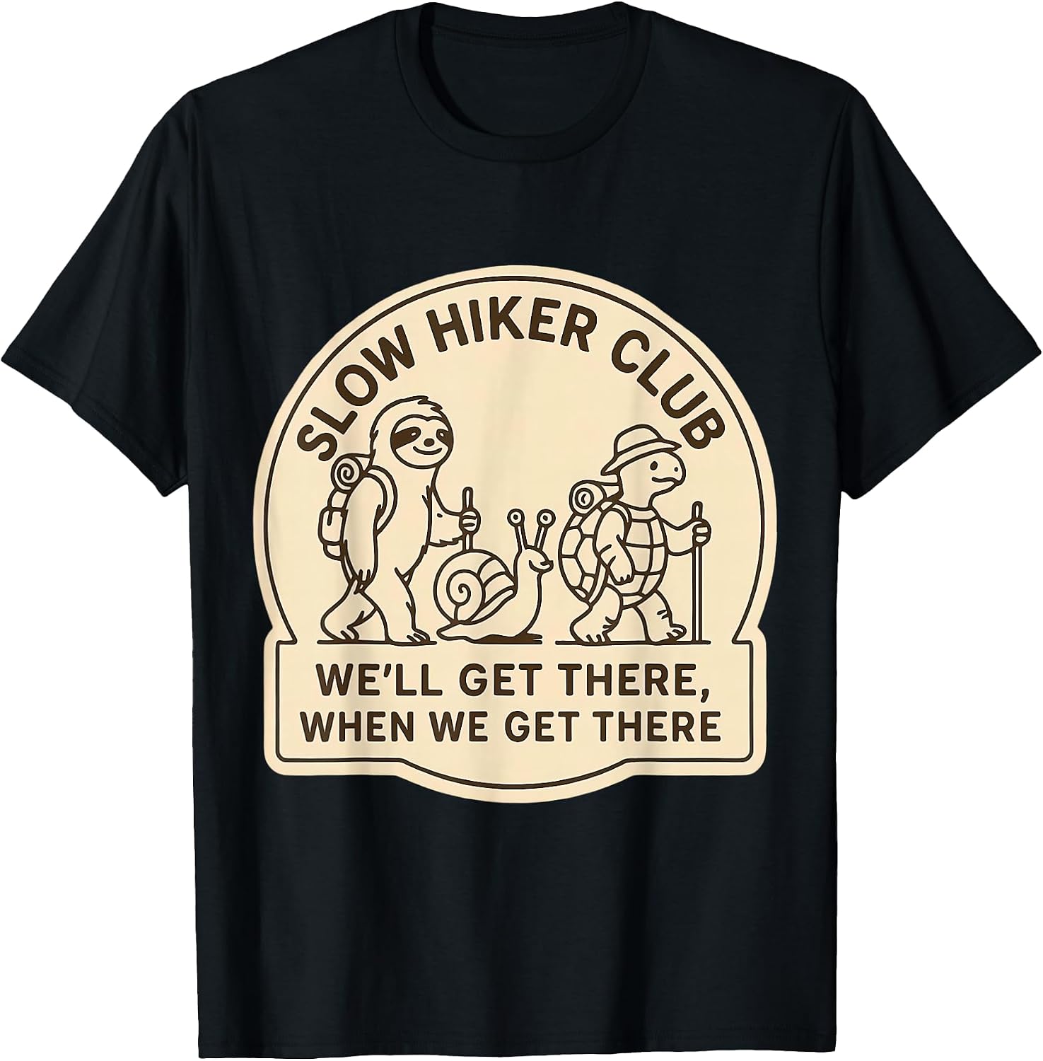 Slow Hiker Club Funny Hiking Merch