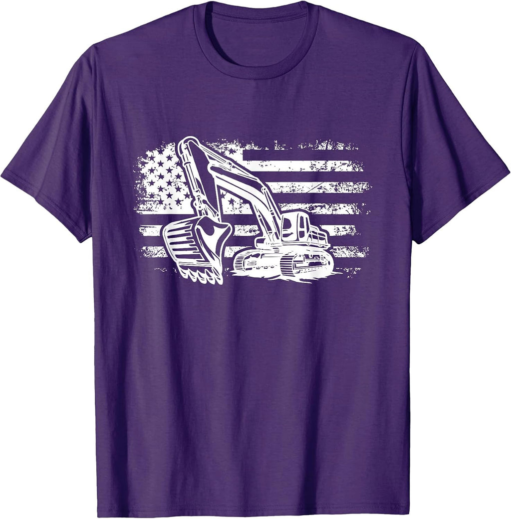 Funny Excavating Heavy Equipment Operator Excavator T-Shirt
