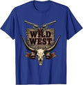 Wild West Forever Western Cowboy Design T-Shirt