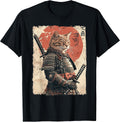 Japanese Ukiyo-e Samurai Cat Warriors