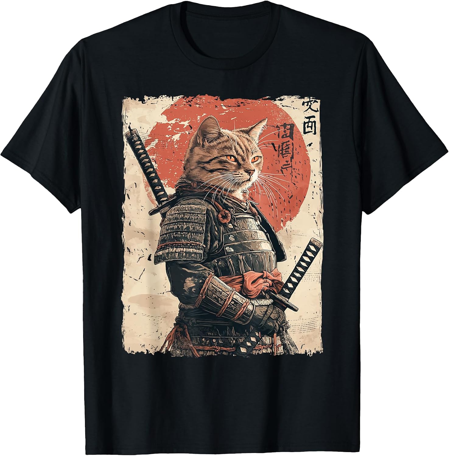 Japanese Ukiyo-e Samurai Cat Warriors