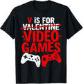 Mens Valentines Shirts Boys Kids Gamer Gifts