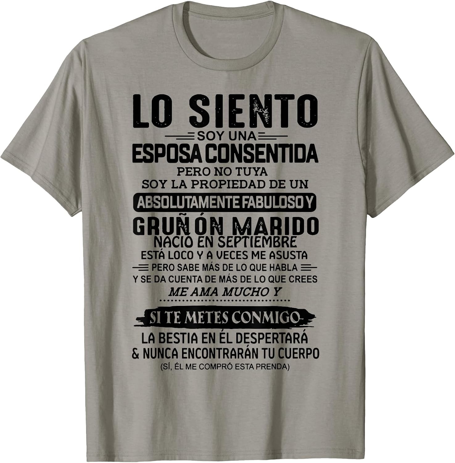 Lo Siento Soy Una Esposa Consentida By Merch