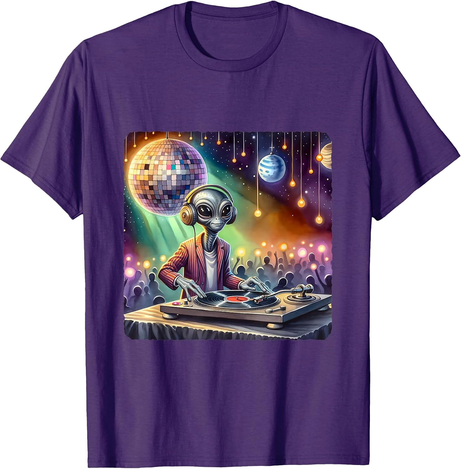 Imaginative Alien Dj Turntable Moon Planets Lights