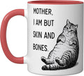 Funny Cat Shirt Mother I am But Skin And Bones cat