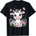 Cute Cow Lover Animals Graphics Women Girls Kids