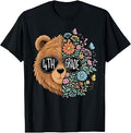 4th Grade Bear Back to School Fourth Grade Teacher Girl Kids T-Shirt