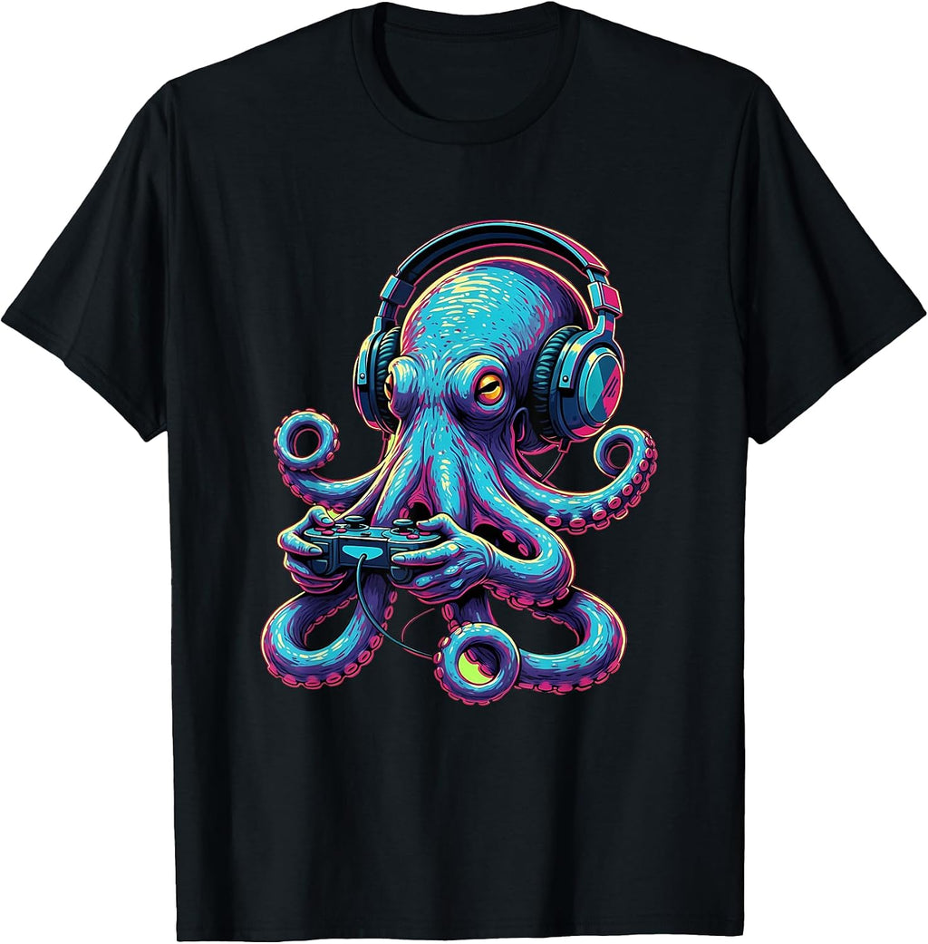Octopus Gamer Lovers Animal Men Women Kids