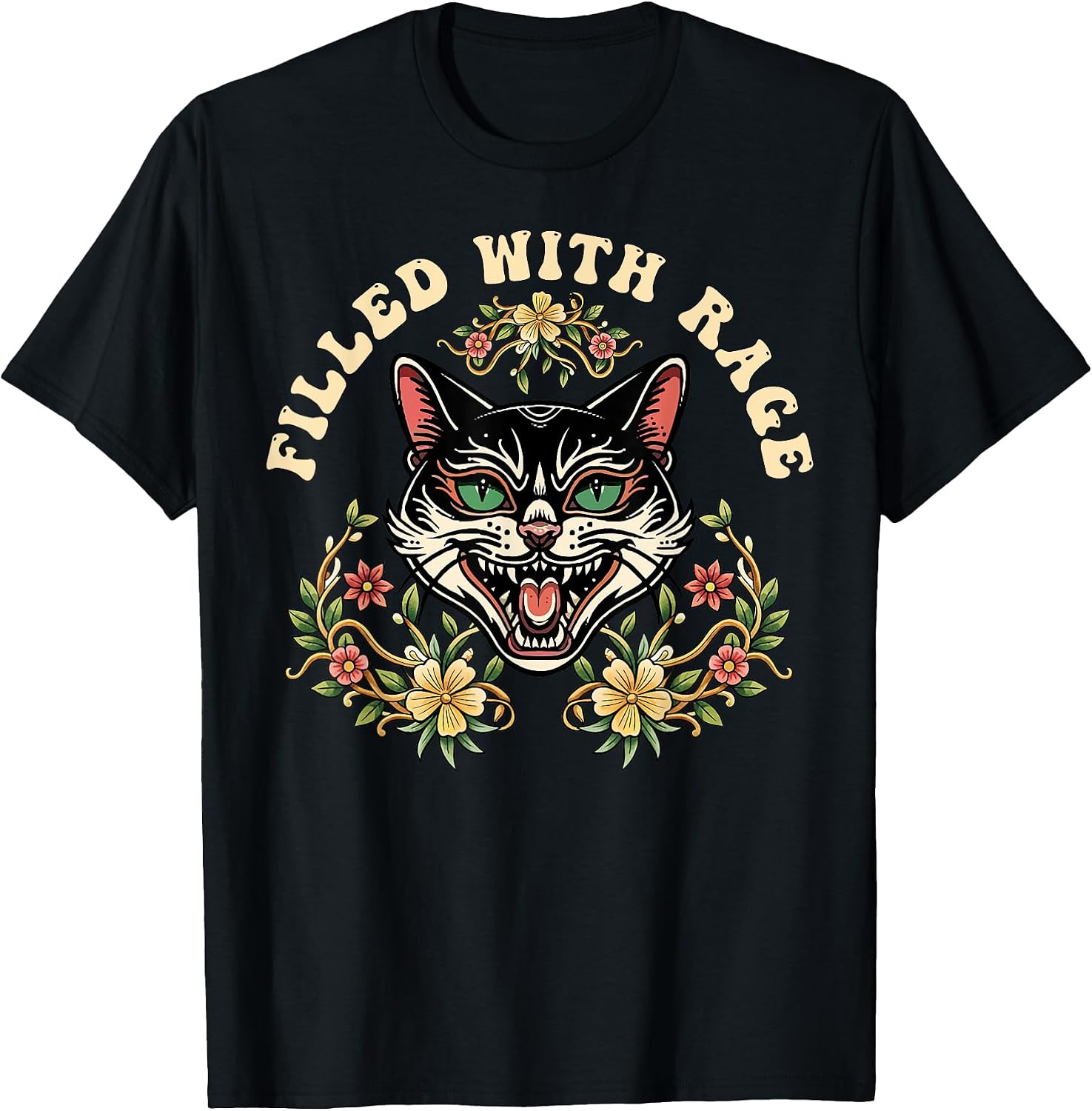 Filled With Rage Cute Cat Tees
