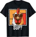 Funny Rooster Chicken Lover Graphic Tees