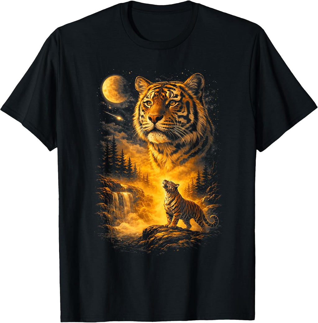 Cool Tiger Wild Clothes Men Kids Animal Outfit