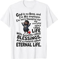 God is My Boss and I'm His Employee Christian Faith T-Shirt