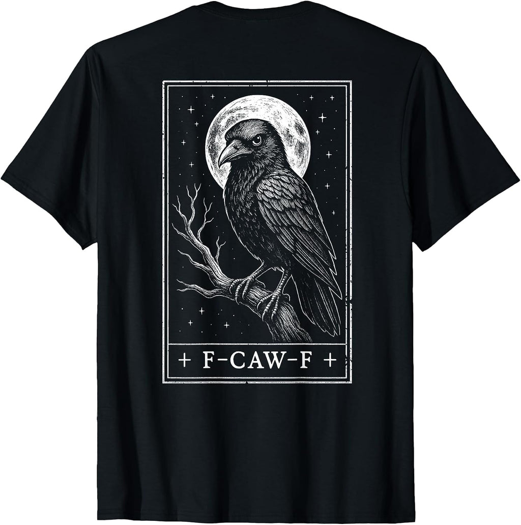F-CAW-F Meme Raven Gothic Halloween Graphic Tees
