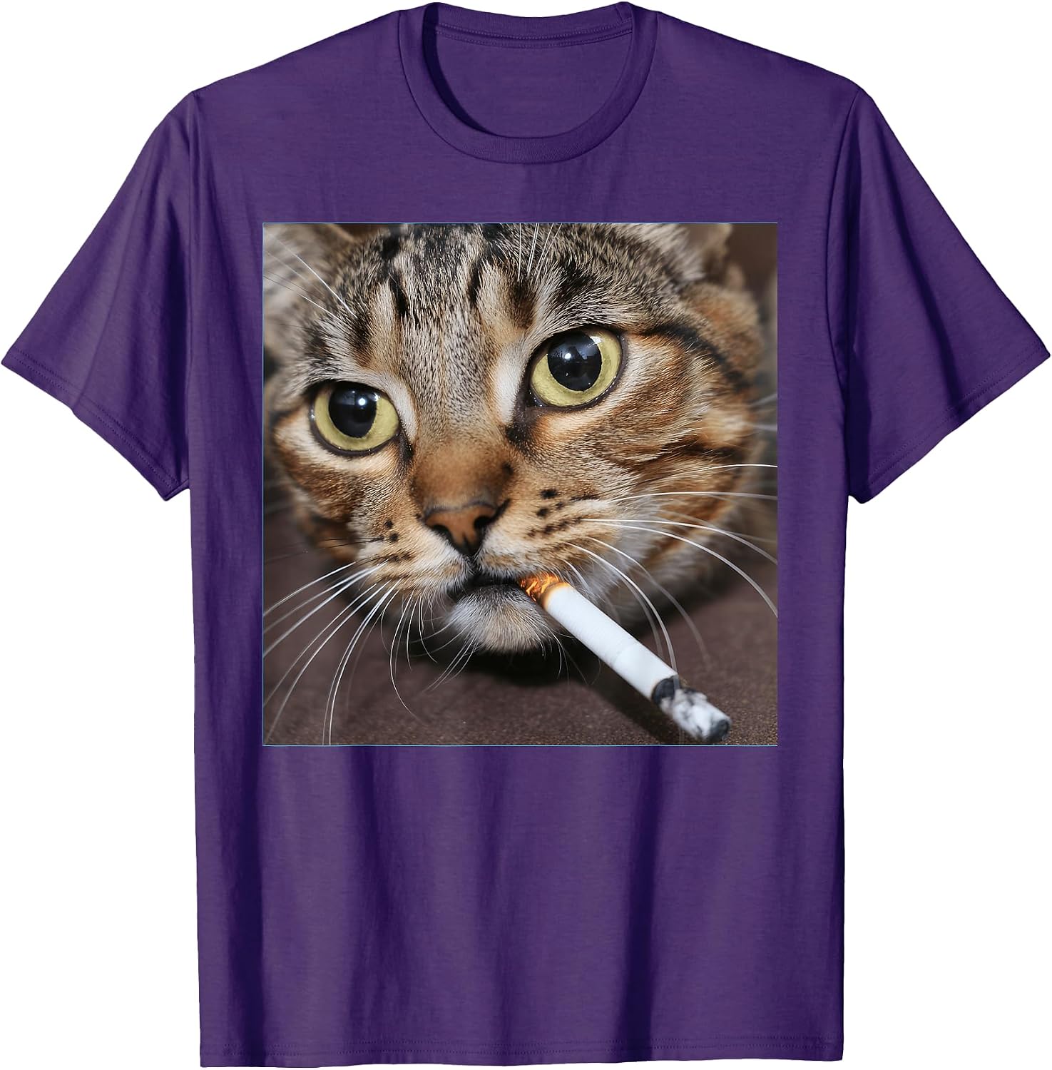 Smoking Cat Meme t -shir t