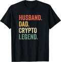 Husband Dad Crypto Art Legend Vintage Clothing Co