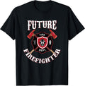 Future Firefighter Fighting Fire On Guard