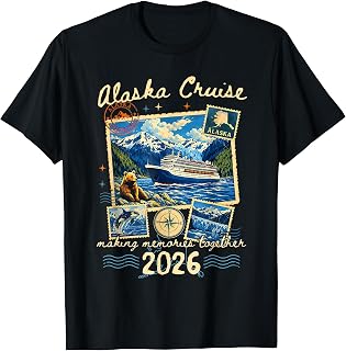 Alaska Cruise Making Memories Together 2026 Family Vacation T-Shirt