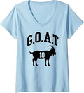 Women's Argentina Goat 10 V-Neck T-Shirt