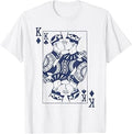King of Hearts Gay Couple Playing Cards LGBTQ Pride Month T-Shirt