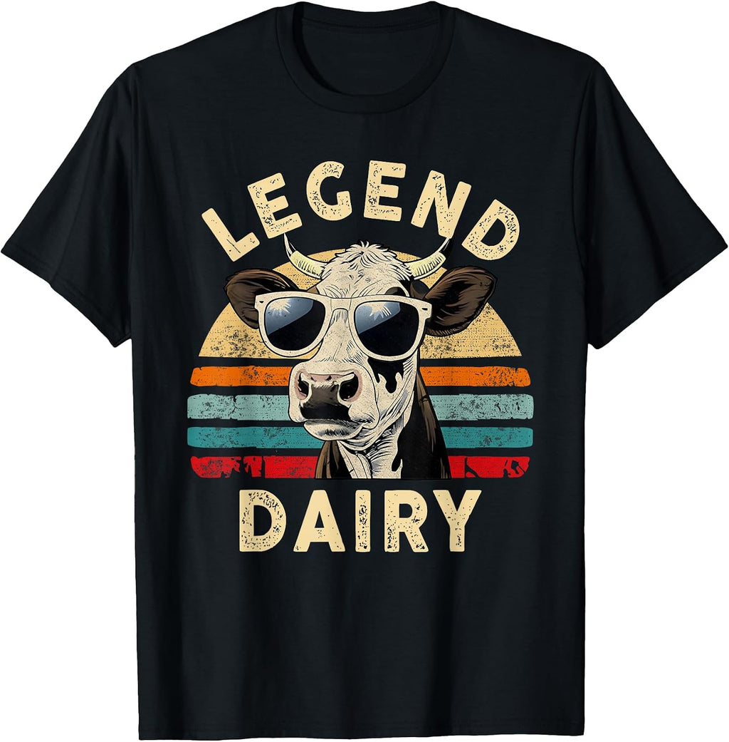 Funny Cow Legend Dairy Farmer Cow
