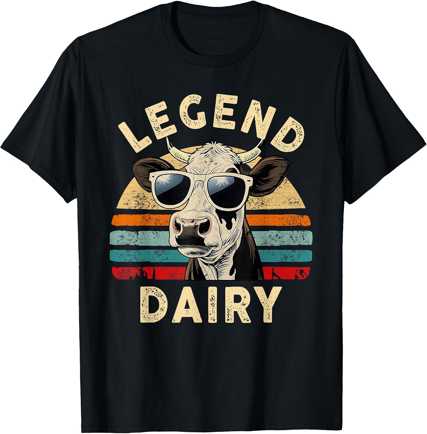 Funny Cow Legend Dairy Farmer Cow