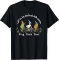 Funny Off to Be Radical Left Scum Frog Duck Toad T-Shirt