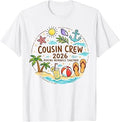 Cousin Crew 2026 Summer Beach Vacation Trips Family Matching T-Shirt