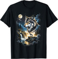 Love wolf tshirt costume men, kids and women