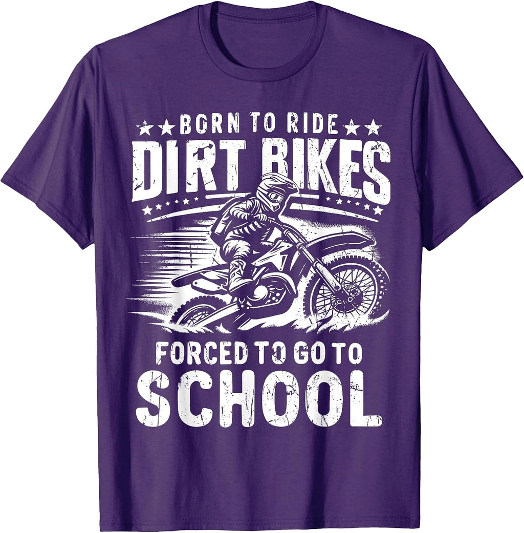Retro Motocross Funny Ride Dirt Bike