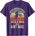 Mens Dirt Bike Motocross Biker Retro Apparel