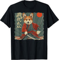 Pembroke Welsh Corgi Dog Japanese Art Samurai Ukiyo-e T-Shirt