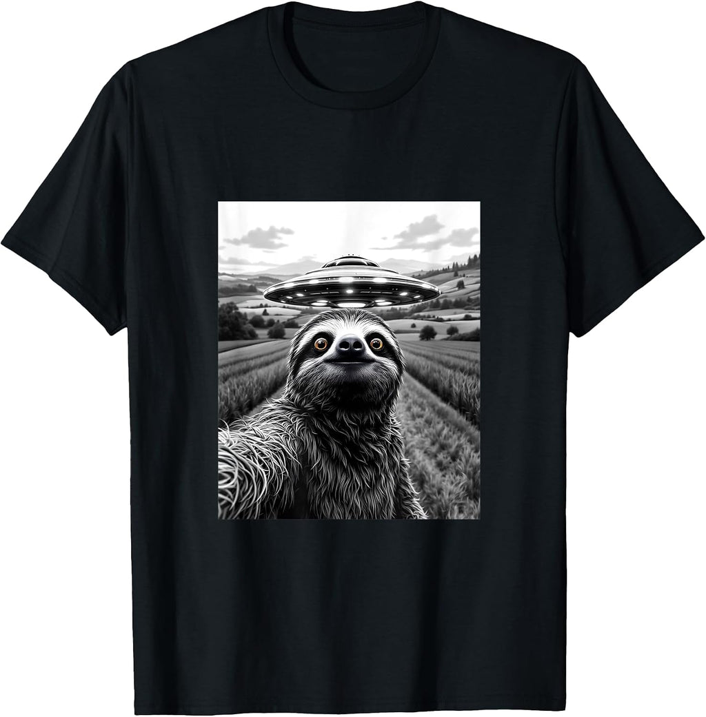 Sloth Selfie With UFO Sloth Gifts