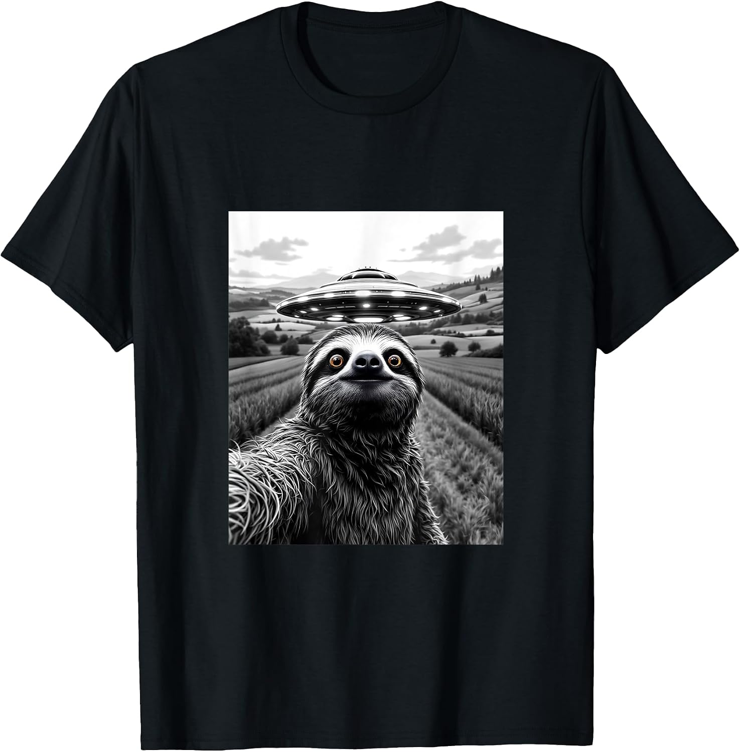 Sloth Selfie With UFO Sloth Gifts