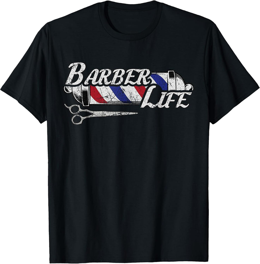 Stylist Hairdresser Tee Haircut Scissors X-mas