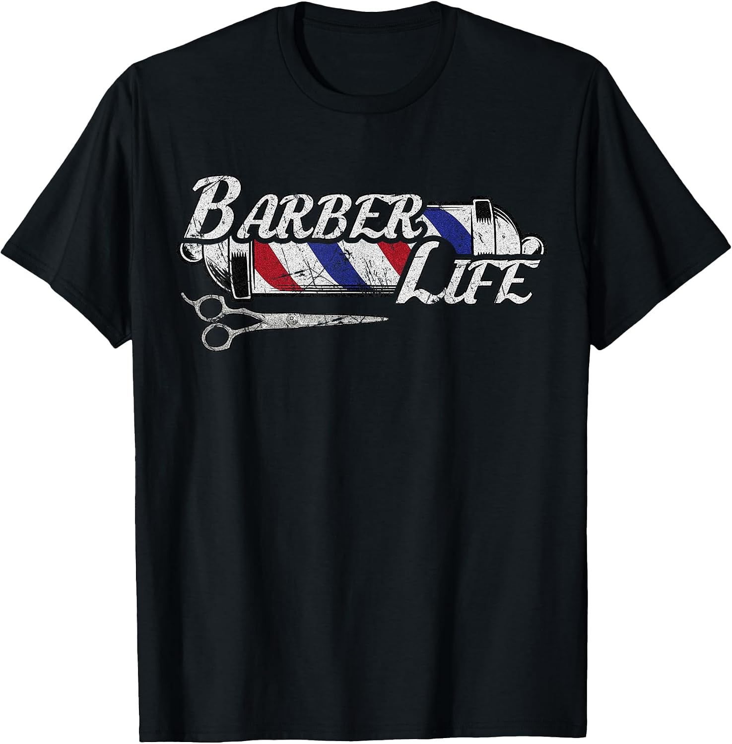 Stylist Hairdresser Tee Haircut Scissors X-mas