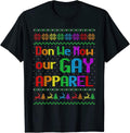 Ugly Xmas Sweater Christmas Rainbow LGBT Gay Pride