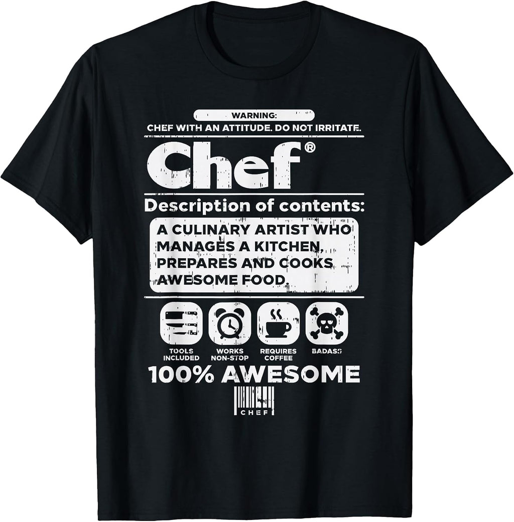 BoredKoalas Chef Shirts Cooking Baking Gifts