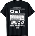 BoredKoalas Chef Shirts Cooking Baking Gifts