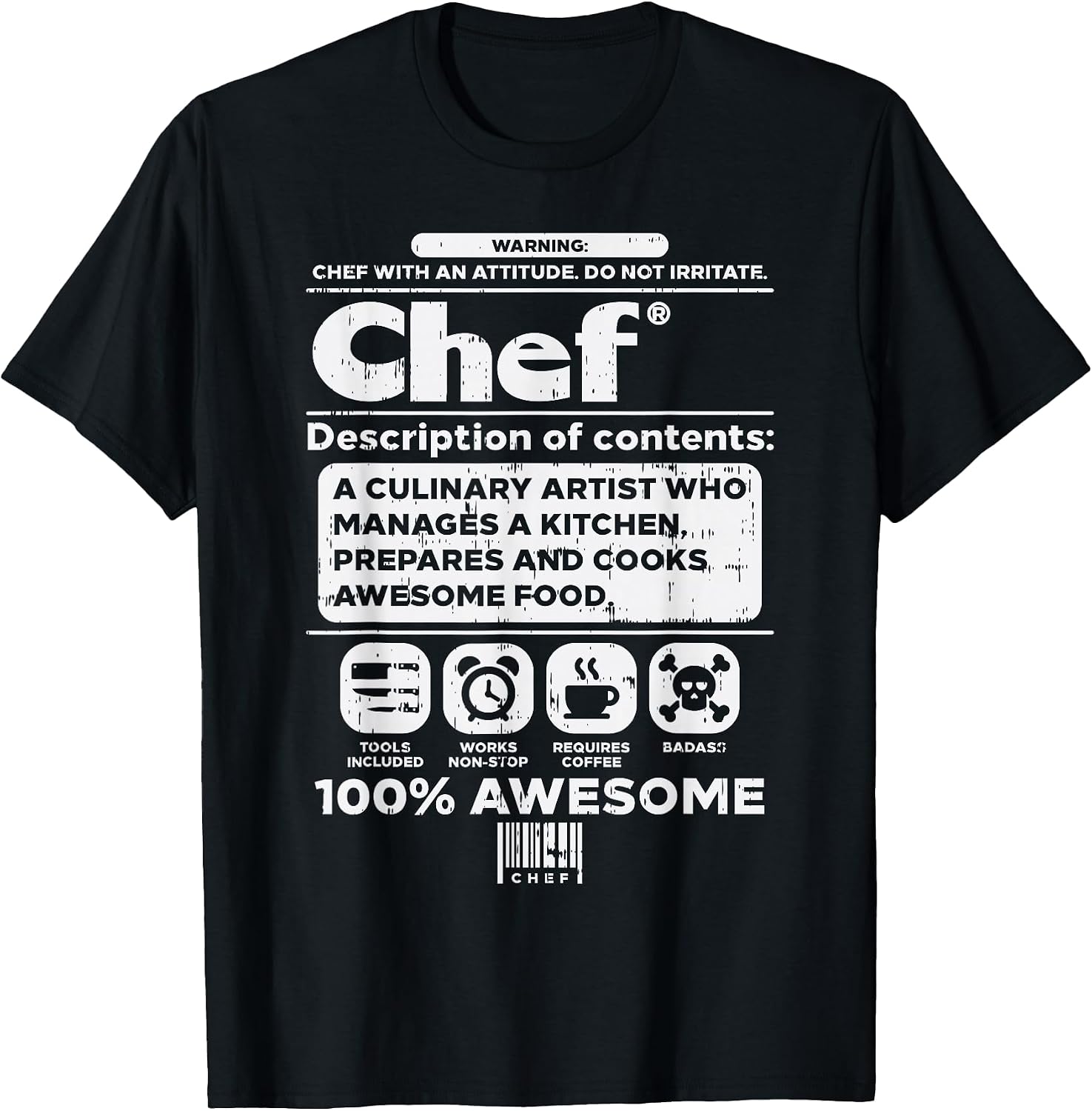 BoredKoalas Chef Shirts Cooking Baking Gifts