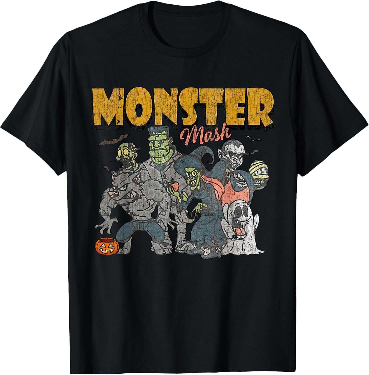 Monster Mash Vintage Ghost Halloween Funny