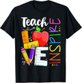 Teach Love And Inspire Men Women Teacher