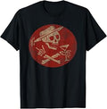 Vintage Social Skull American Retro Rock Grunge Distortion T-Shirt