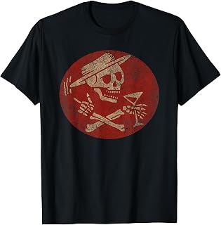 Vintage Social Skull American Retro Rock Grunge Distortion T-Shirt