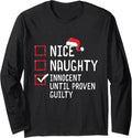 Nice Naughty List Funny Christmas Merch Gifts