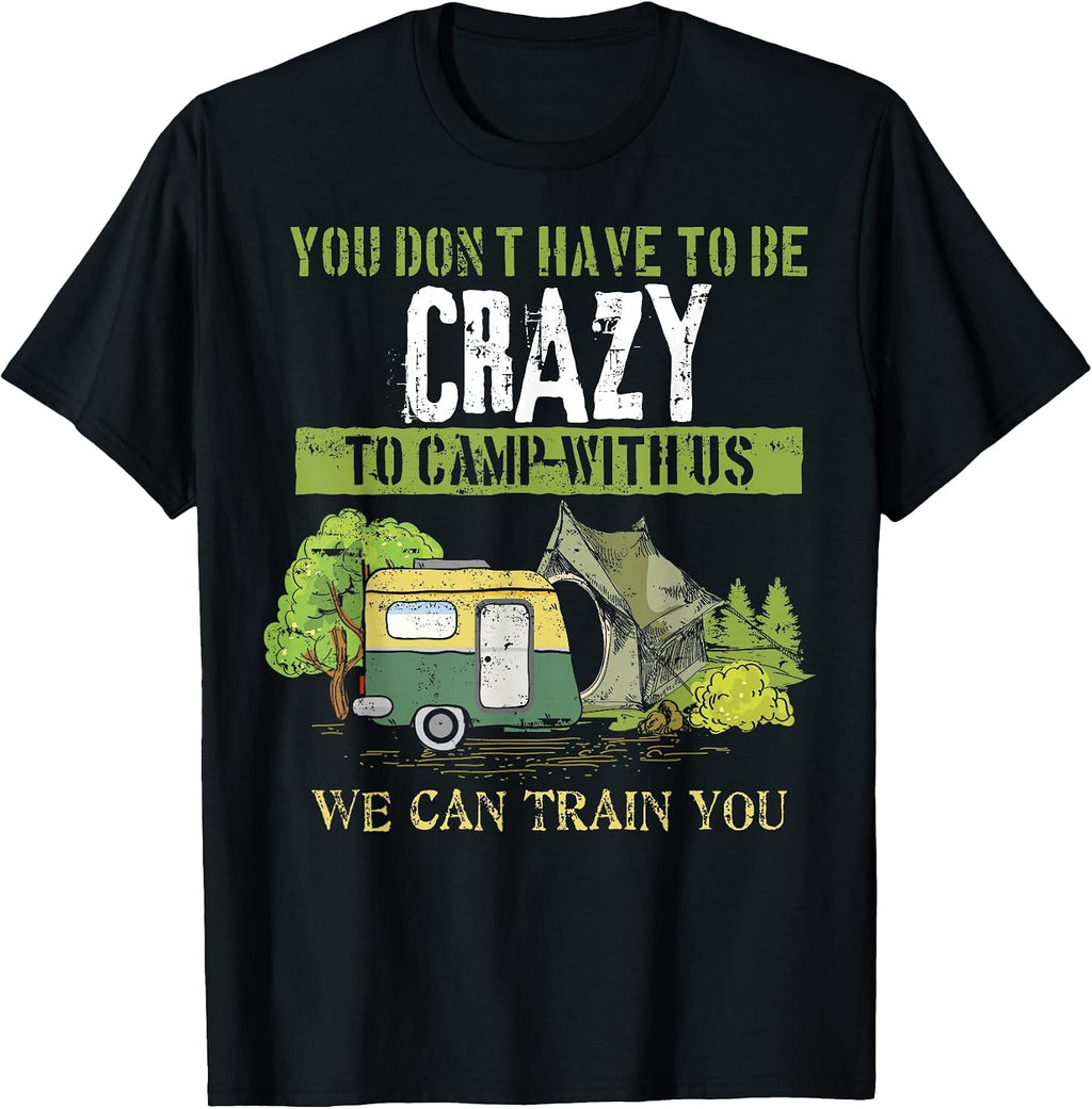 Camping Lovers Gift Birthday Design Idea