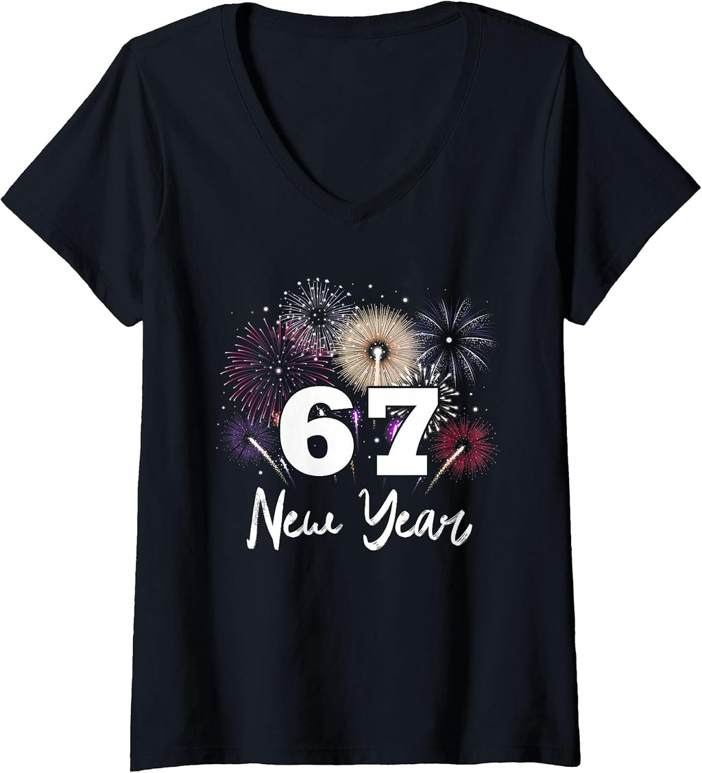 New Year 2026 Tees 67 Meme 6 7 Six Seven Bruh