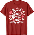 Read Your Heart Valentines Book Lover Men Women
